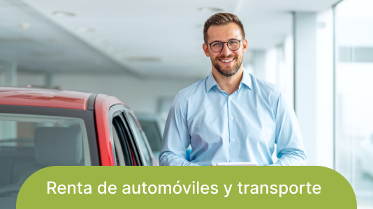 Flotas de vehículos y servicio de alquiler o renta de automóviles